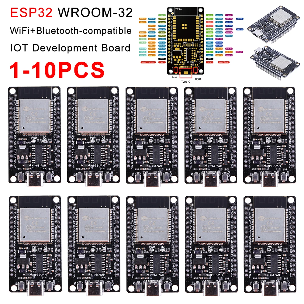Esp32 Wifi Bluetooth Module - 1-10PCS ESP32 Development Board Draadloze WiFi
