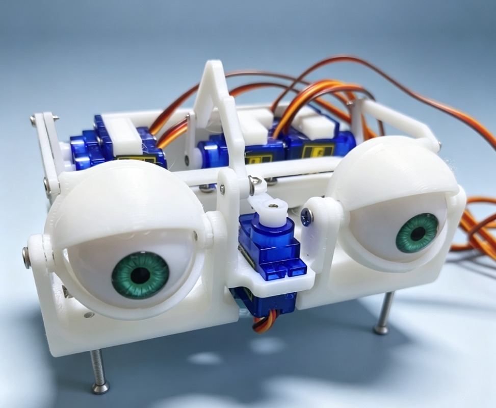 Esp8266 - Programmeerbaar bionisch robotoog, mechanisch gesimuleerd oog