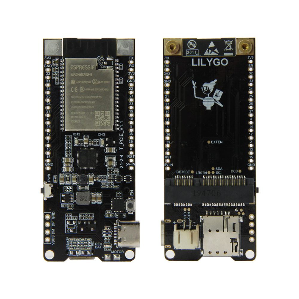 Esp32 Wifi Bluetooth Module - ESP32-WROVER-B Chip Combineerbaar ontwikkelingsbord met SIM7070G