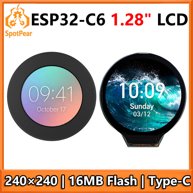 Esp32 C6 - ESP32 C6 Ontwikkelingsbord 1.28 inch LCD-scherm