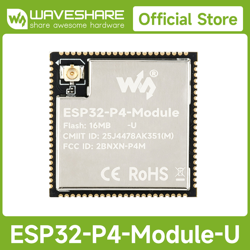 Esp32 Wifi Bluetooth Module - Waveshare ESP32-P4-module kernbord, ondersteunt 2,4 GHz