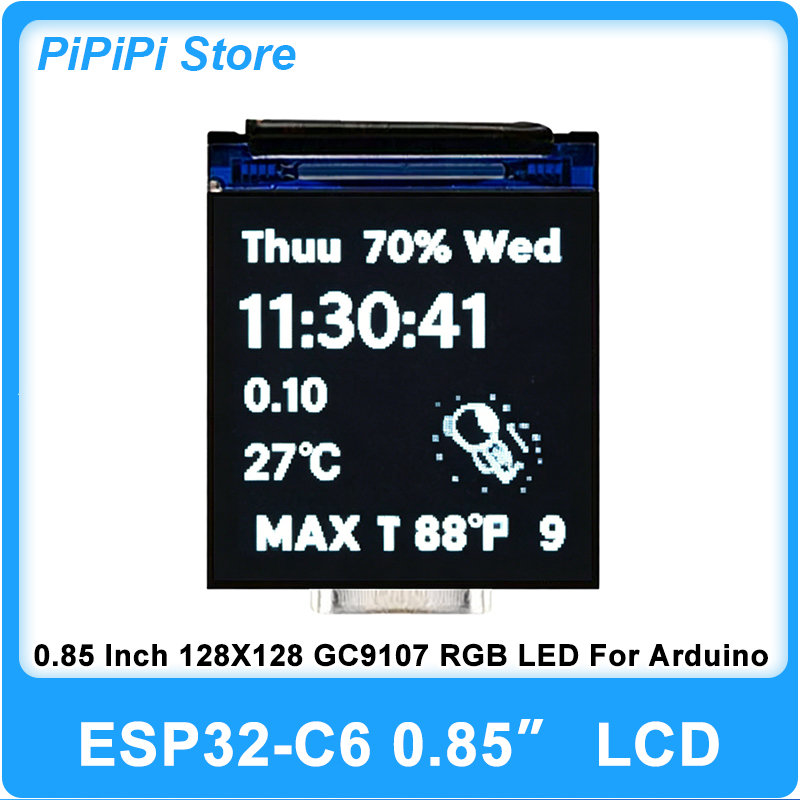 ESP32 C6 0,85 inch 128x128 IPS - Esp32 C6 recensie en prijs