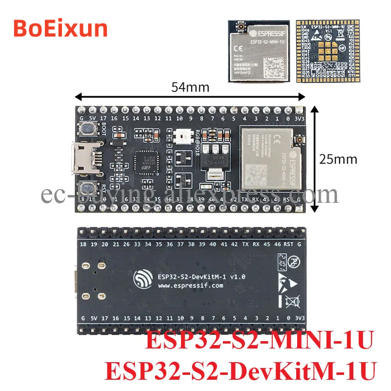 ESP32-S2-DevKitM-1U Ontwikkeli - Esp32 S2 recensie en prijs