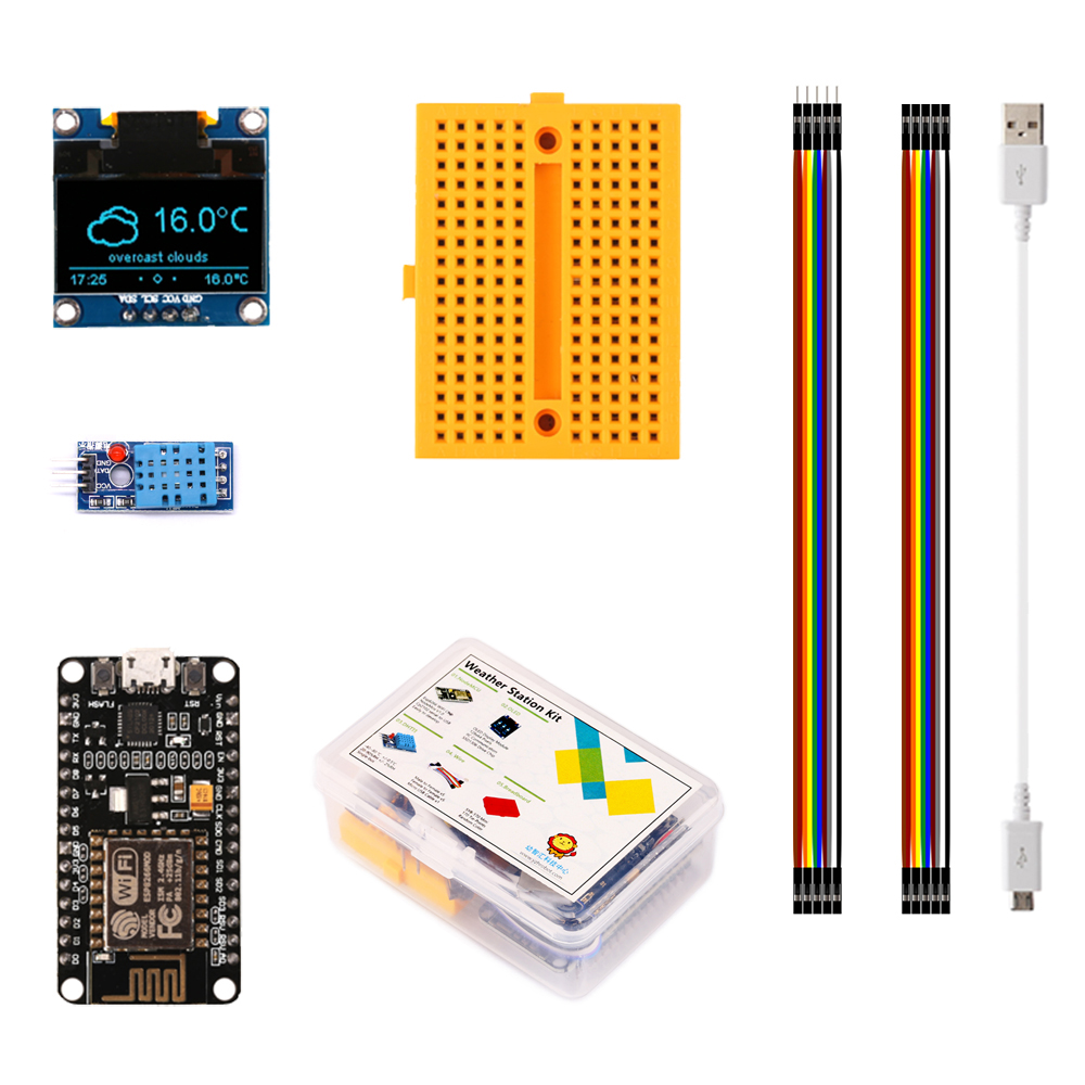 ESP8266 Weerstation Diy Kit Me - Esp8266 recensie en prijs