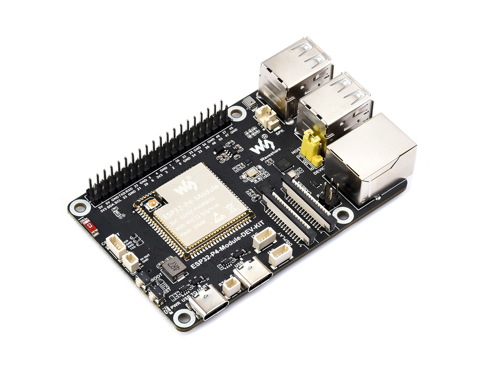 Waveshare ontwikkelingsbord ge - Esp32 P4 recensie en prijs