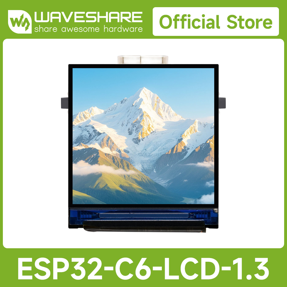 Waveshare ESP32-C6 1,3-inch LC - Esp32 C6 recensie en prijs
