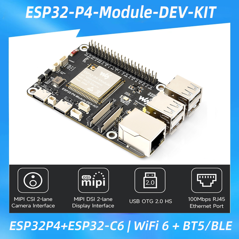 ESP32-P4 + ESP32-C6 ontwikkelb - Esp32 P4 recensie en prijs