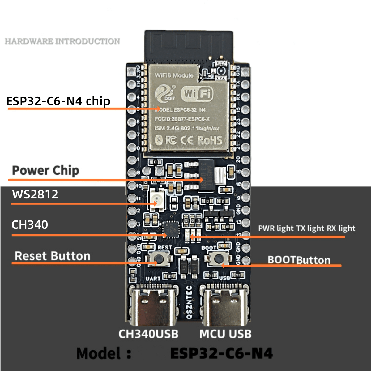 ESP32-C6-DevKitC-1 ESP32-C6 Co - Esp32 Devkit recensie en prijs