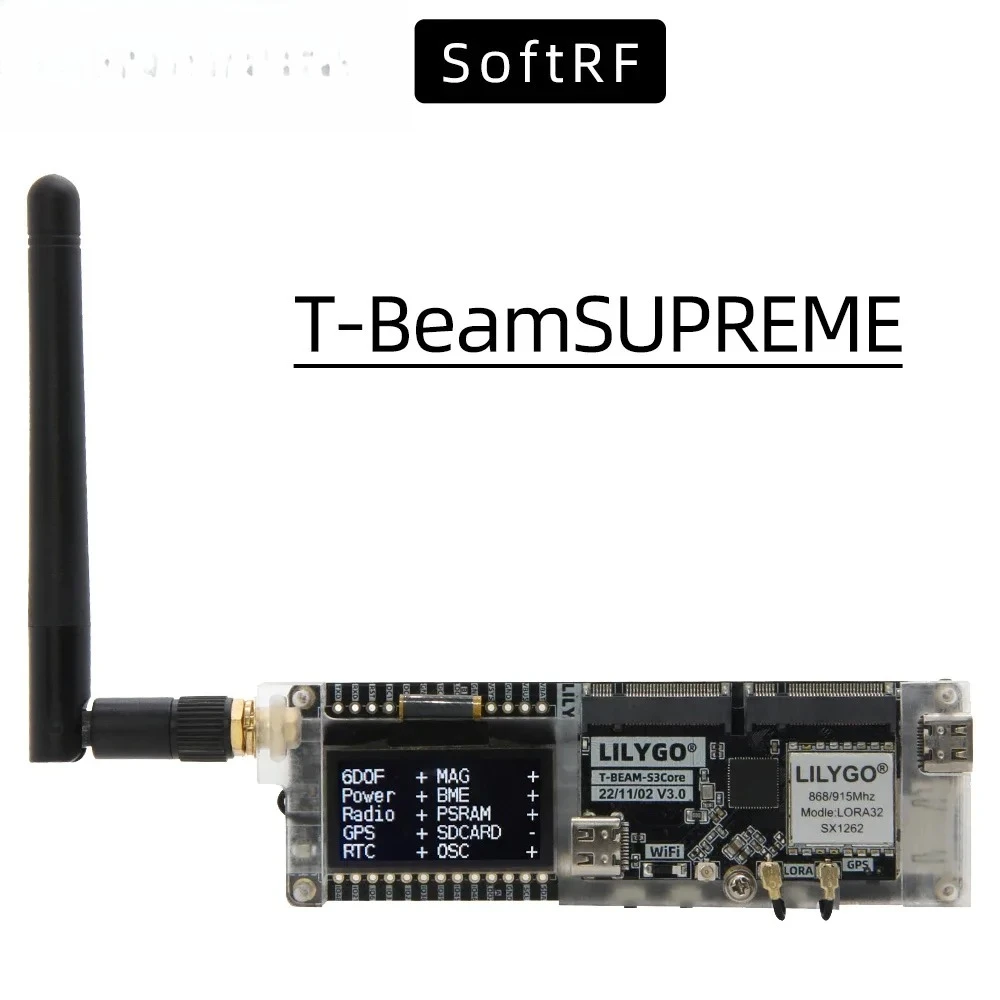 LILYGO SoftRF T-BeamSUPREME ES - Esp32 Wifi Bluetooth Module recensie en prijs