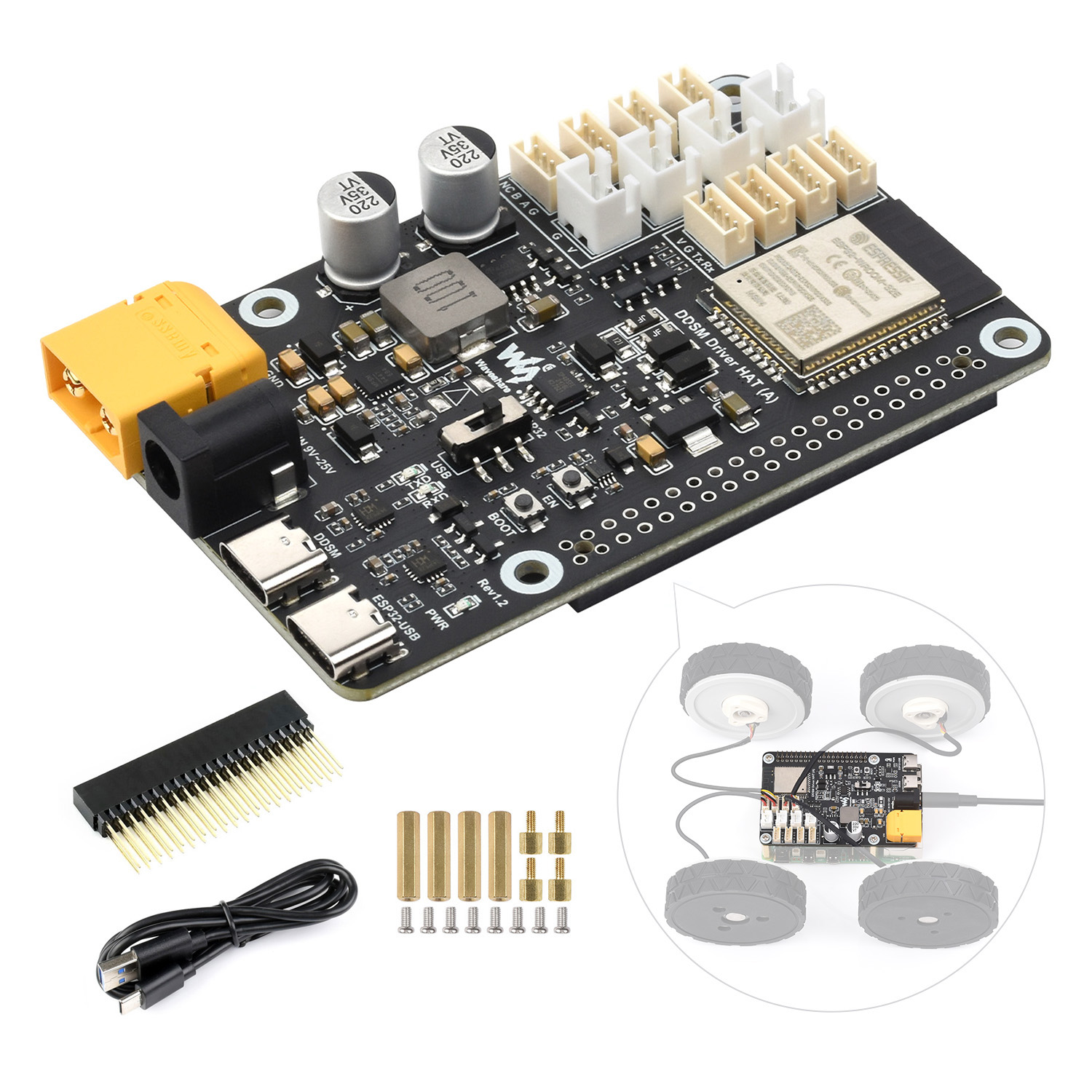 Waveshare Direct Drive servomo - Esp32 Uart Module recensie en prijs